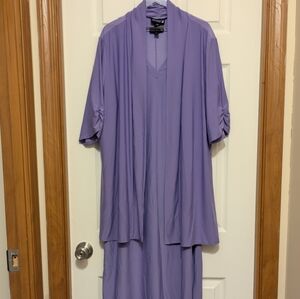 Antthony Lavender Midi Dress